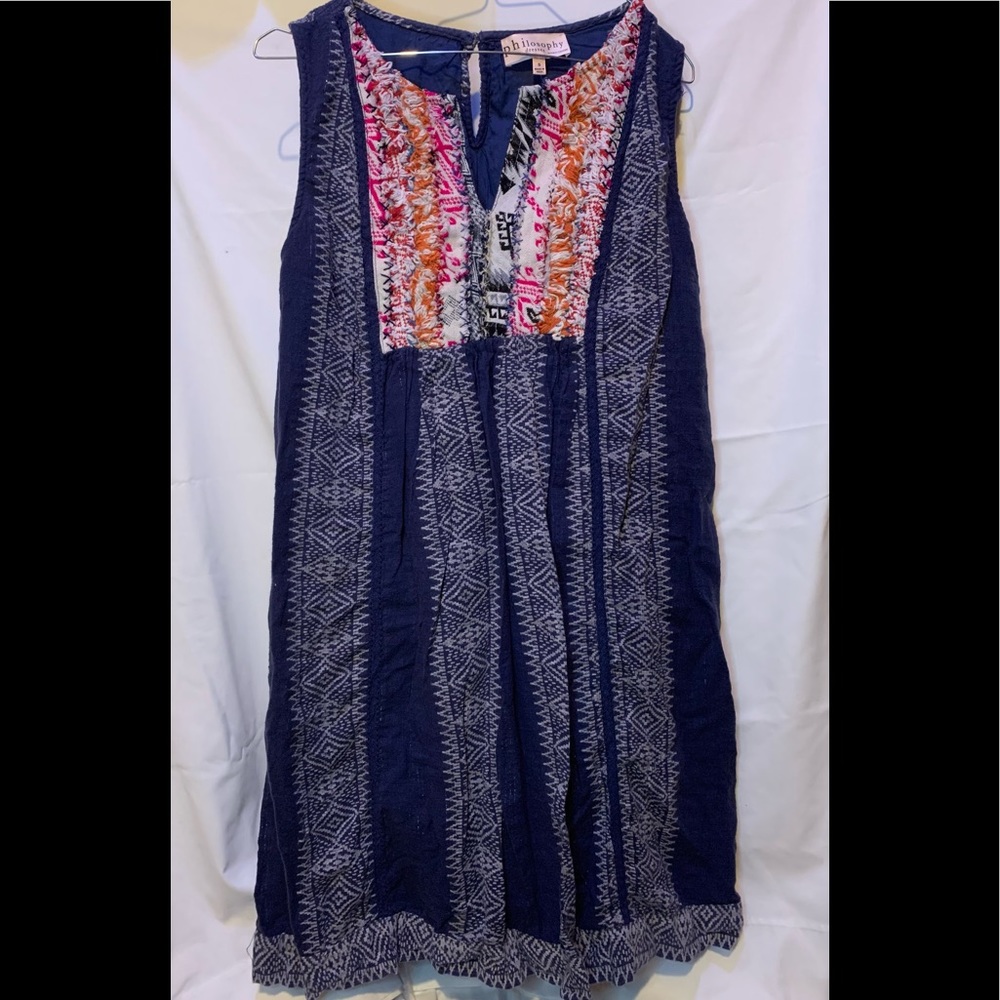 Philosophy Navy blue dress